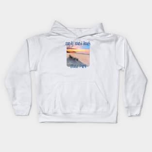 Sandy Island Beach State Park, New York Kids Hoodie